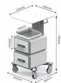 Медицинская тележка на колесах