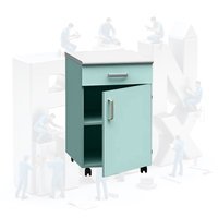 Тумба медицинская ПЛ-ТПр41