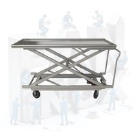 Каталка подъемная гидравлическая для трупов ПА-КП83Г