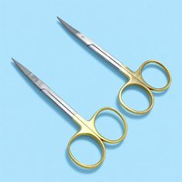 Медицинские (хирургические) остроконечные  ножницы с круглыми ручками