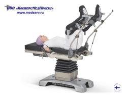 Опоры для ног с пневмоприводом типа "стремя", "сапожки", "башмаки" для операционного стола для урологии / проктологии